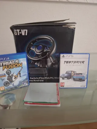 Volante PXN V7 para PS4/PC/Xbox/Switch