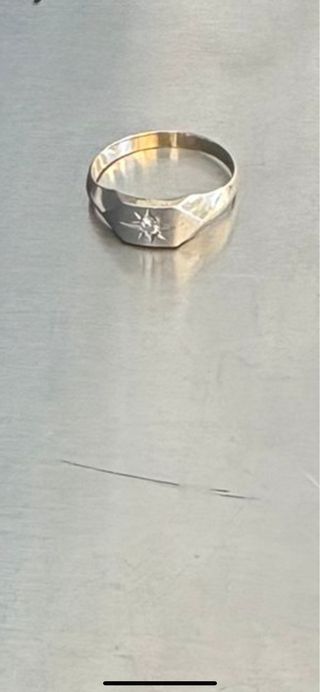 Anillo Oro 18k 2,68g Estrella
