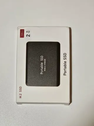 SSD Portatile 2TB USB 3.1 Type-C Hard disk esterno