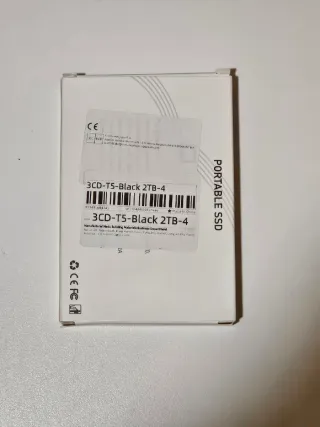 SSD Portatile 2TB USB 3.1 Type-C Hard disk esterno