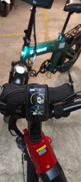 Bicicleta Eléctrica Crazybird Seta Roja.