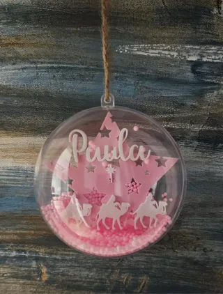 4 Bolas Navidad Personalizada