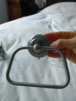 Set Accesorios Baño: Toallero, Portacepillos, Pape