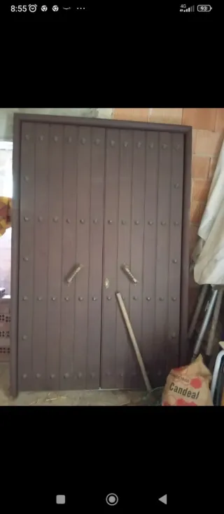 Puerta aluminio nueva