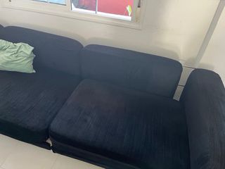Sofá Cama Ikea TYLOSAND 3 Plazas Negro