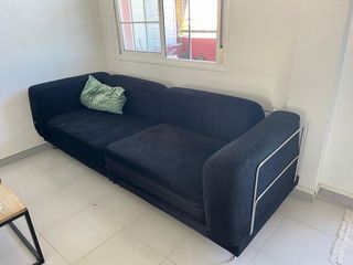 Sofá Cama Ikea TYLOSAND 3 Plazas Negro