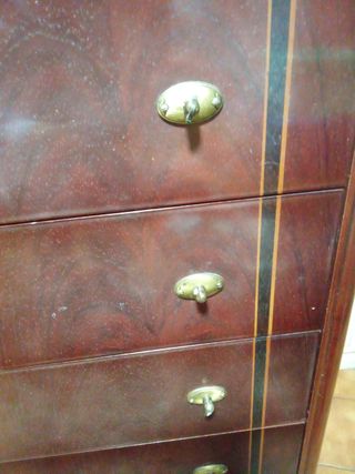 Cajonera clásica madera 4 cajones