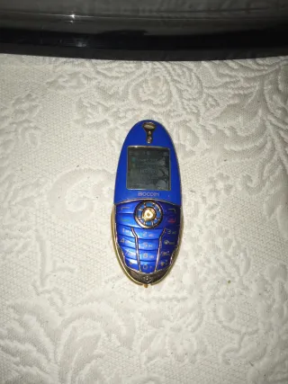 Teléfono Nokia E1000 Azul/Dorado