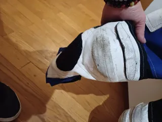 Traje minimoto BIESSE azul y blanco