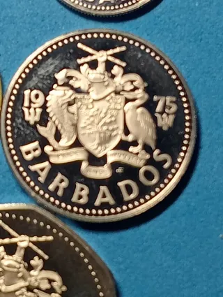 Monete Barbados 1975