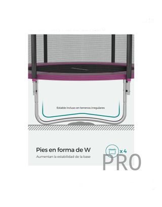 Trampolín Exterior Infantil diámetro 183cm