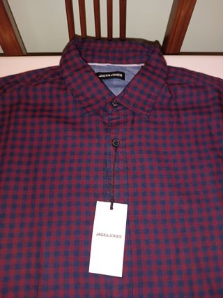Camisa Jack & Jones L Manga Larga Cuadros