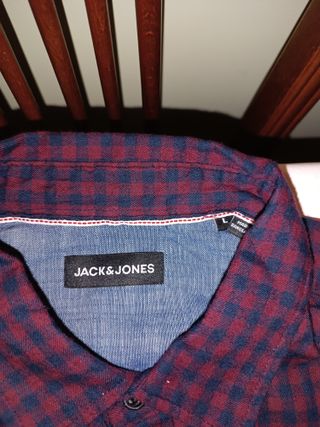 Camisa Jack & Jones L Manga Larga Cuadros