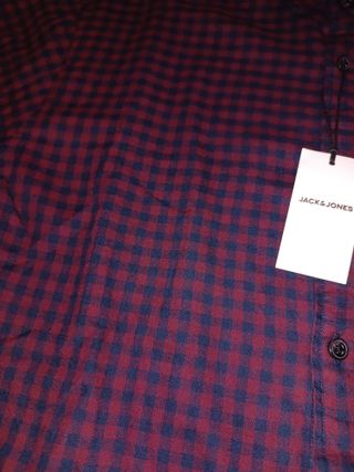 Camisa Jack & Jones L Manga Larga Cuadros