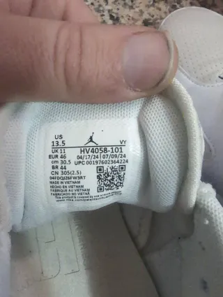 Sneakers Air Jordan Bianche