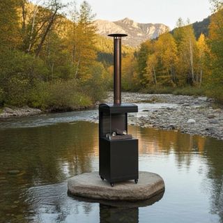 Estufa Gas Exterior Britec Oslo 3 Caras