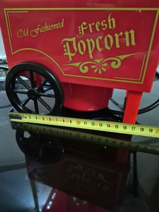 Máquina de palomitas roja