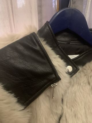 Cazadora Zara pelo y polipiel