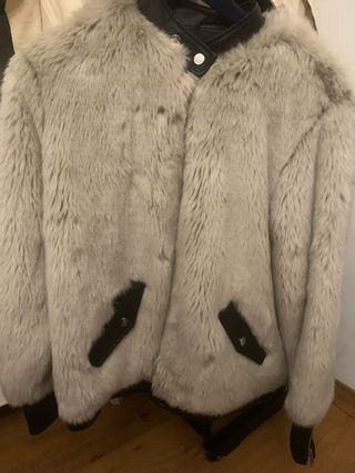 Cazadora Zara pelo y polipiel