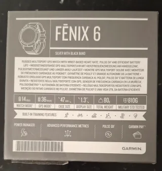Orologio Garmin Fenix 6 Silver