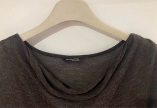 Vestido Massimo Dutti color Topo.