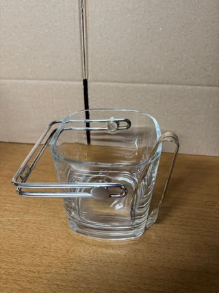 Caraffa Bormioli Porta Ghiaccio Vetro Metallo