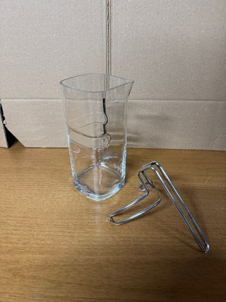 Caraffa Bormioli Porta Ghiaccio Vetro Metallo