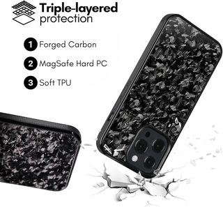 Funda carbono iPhone 16 azul zafiro nueva