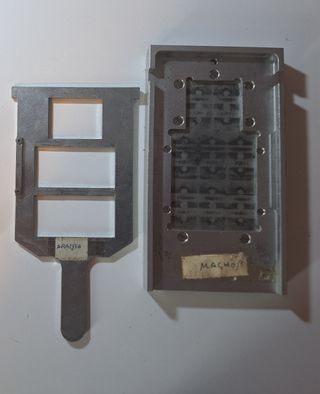 Troqueles letras/números matrículas ciclomotores