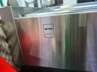 Vitrina expositora cristal y madera