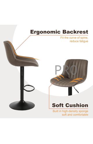 Set di 2 sgabelli da bar Youhauchair girevoli regolabili in altezza