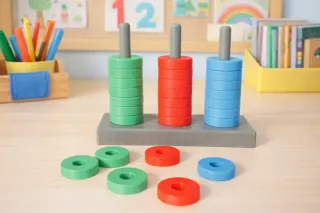 Ábaco Montessori 3D