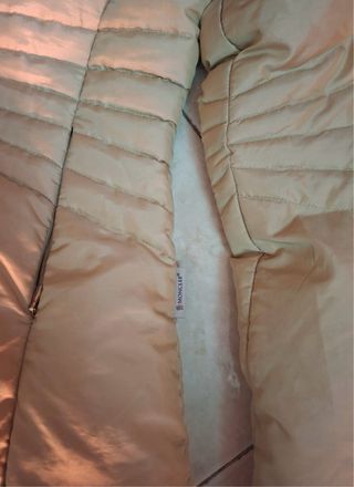 Moncler Cappotto Beige Originale Tg. S