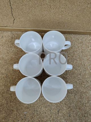 Set di 6 tazze da caffè in plastica