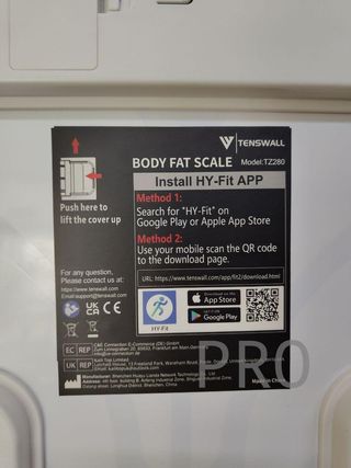 Báscula digital de peso corporal