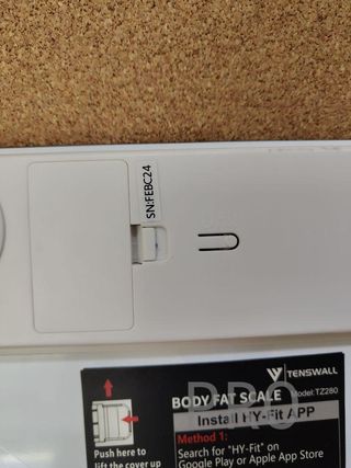 Báscula digital de peso corporal