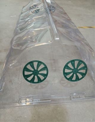 Gardiun Invernadero Túnel con Ventilación