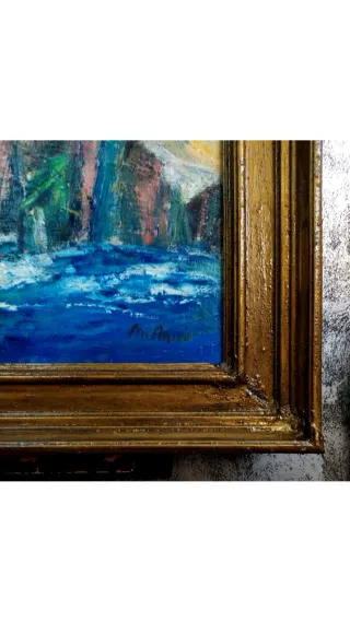 MIRO MAINOU OLEO CUADRO ANTIQUE № 241