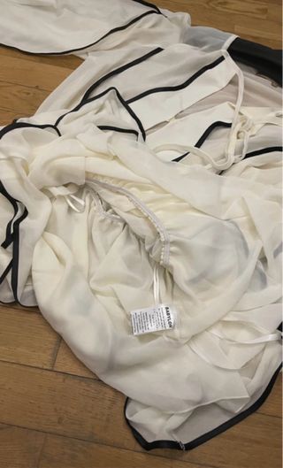 Vestito elegante bianco corto