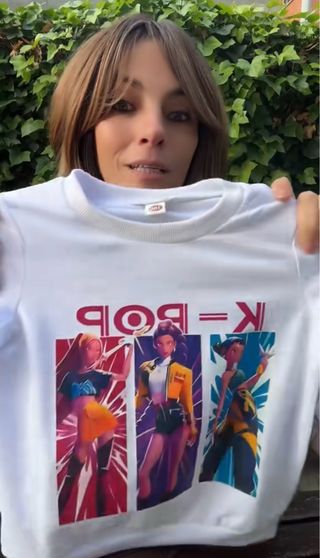 Sudadera KPop Niñas mide 100cm