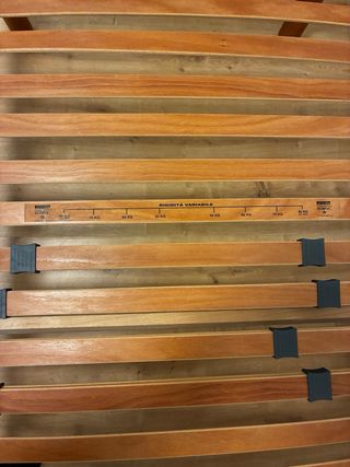 Somier individual de madera