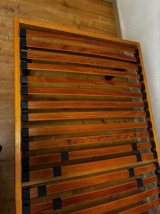 Somier individual de madera