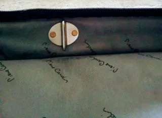 Pierre Cardin portatrajes piel vintage