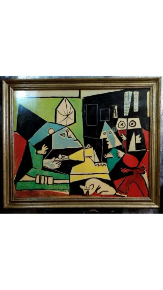 PABLO PICASSO 1972 LAMINA CUADRO ANTIQUE № 243