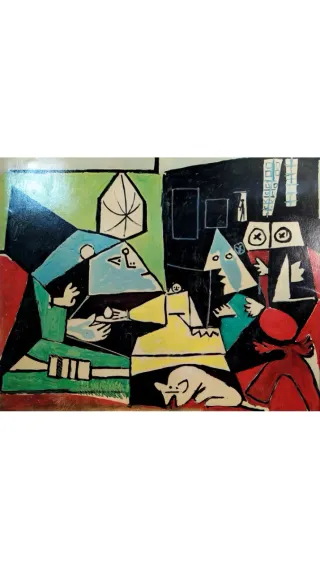 PABLO PICASSO 1972 LAMINA CUADRO ANTIQUE № 243