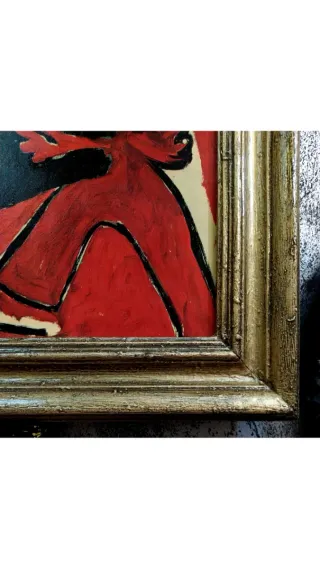 PABLO PICASSO 1972 LAMINA CUADRO ANTIQUE № 243