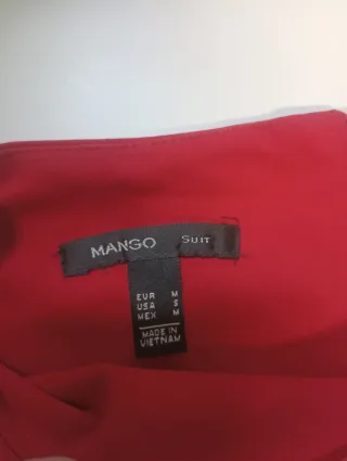 Vestido Mango Rojo