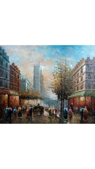 FOSTER OLEO CUADRO ANTIQUE № 244