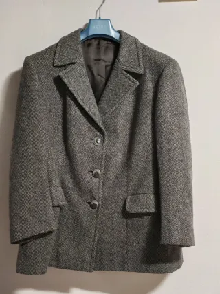 Giaccone Tessuto Grigio Taglia 50 da uomo