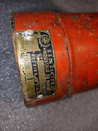 Extintor año 67